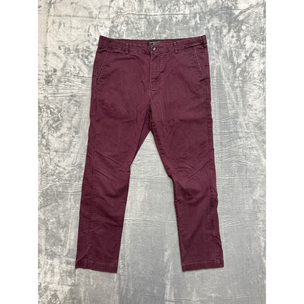 Matchstick Chino Pants Men's Size‎ 36x30 Red